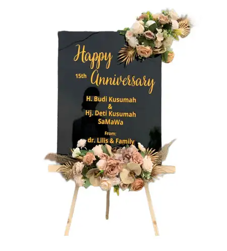 Papan Bunga Akrilik Wuluhan